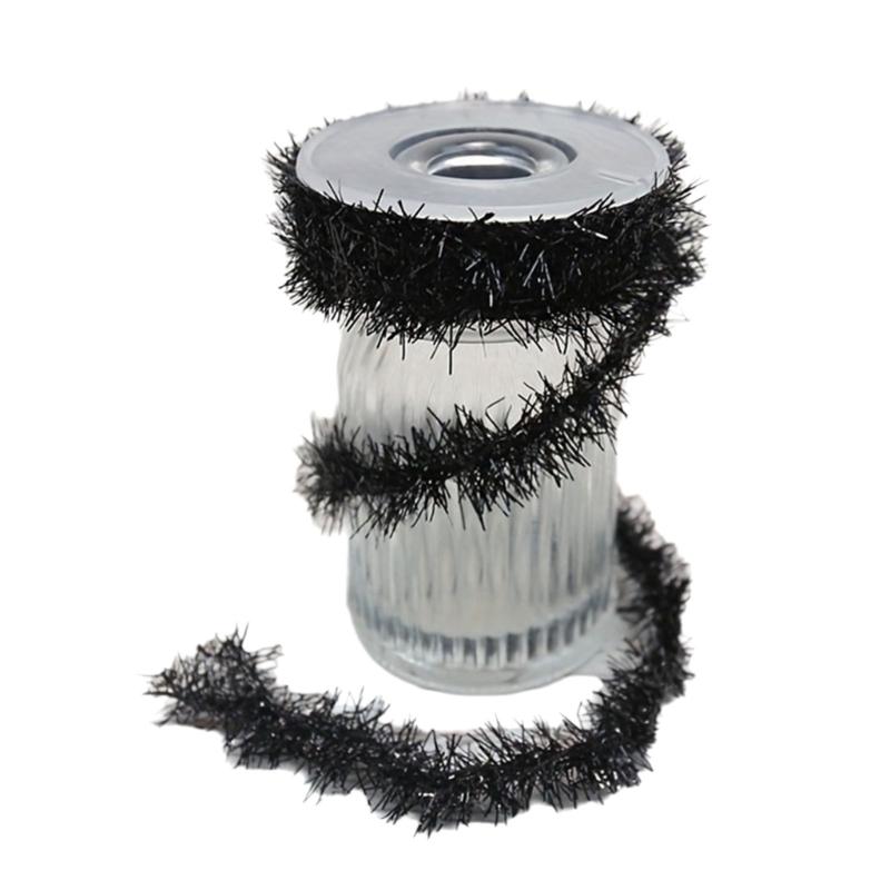 Wire Garlands Tinsel Ribbon Hangings Rattans Tree Ornament Wedding Party Colorful Ribbon for DIYs Craft Bows Gift Wrapping