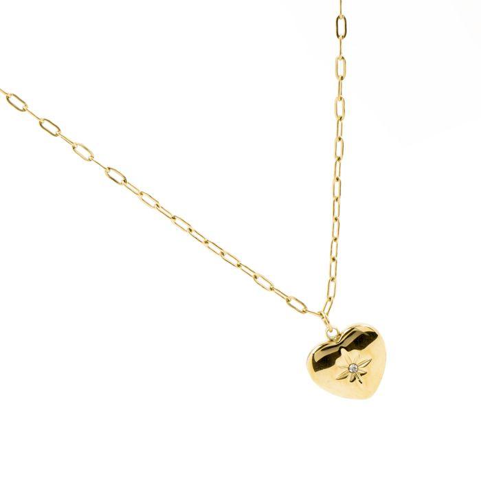 Collier - LUXENTER - Ikpo - Or jaune 18K - Alliage métallique - Fermoir mousqueton