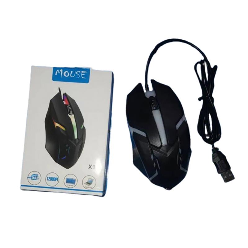 Esports Gaming Mouse, Wired, Cool Light, Usb Computer Interface, Business Office, Black And White, Multiple Types To Choose From