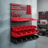 36 Pieces Tool Storage Rack with Bins and Hooks Modular for Craft Room, Diyers