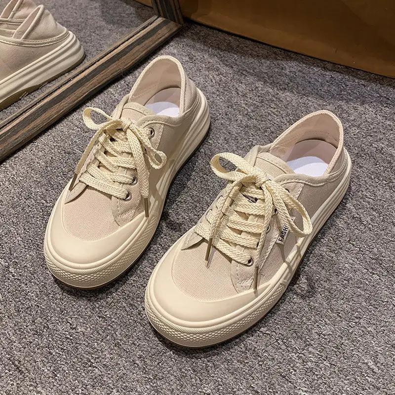 Fashion Casual Trends 2025 Offer High On Platform Ladies Footwear Round Toe Offers Y2k Fashion Korean Designer Luxury Women's Shoes Sale