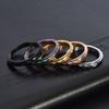 Trendy Rotating Geometric Ring 18K Gold  Slim Stackable Band Unique Minimalist Jewelry for Women Anniversary Gift 2025