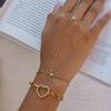 18K Gold Belt White Diamond Love Bracelet Jewelry