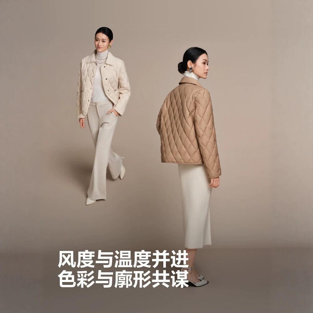 Autumn and winter new down jacket women's short fashion lapel small fragrant white duck down warm Korean version versatile jacket