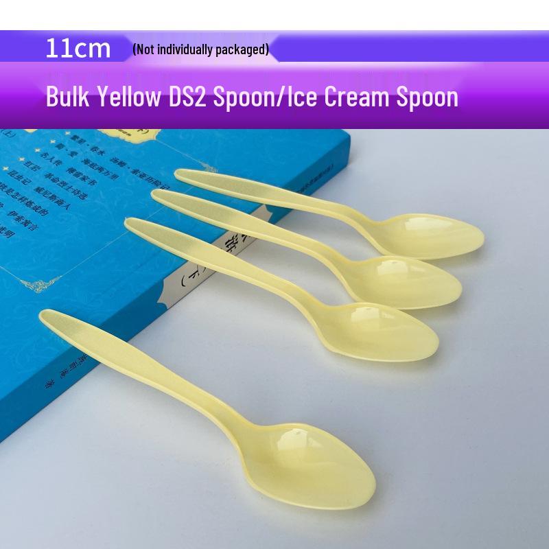 Disposable Wooden Ice Cream Tasting Spoons