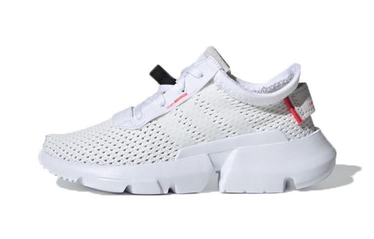 

Adidas Originals Pod S3.1 Breathable And Slip Resistant Low top Kids Running Shoes White Children Aged 3 7 Years Old CG7001 30.5