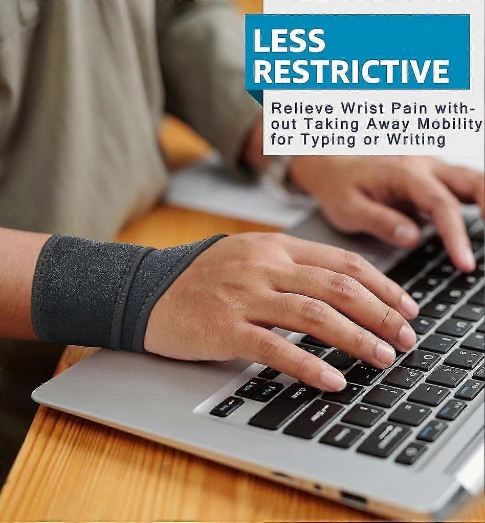 2 Pack Wrist Brace Wrist Wraps for Carpal Tunnel Arthritis Tendonitis Sprains