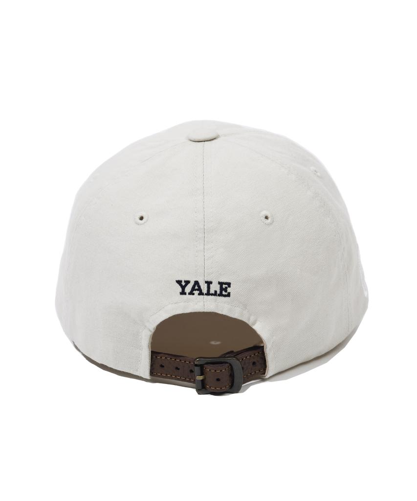YALE Vintage Bulldogs Tail Logo Ball Cap_Ivory