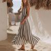 2026 European & American Bohemian Deep V-Neck Beach Dress