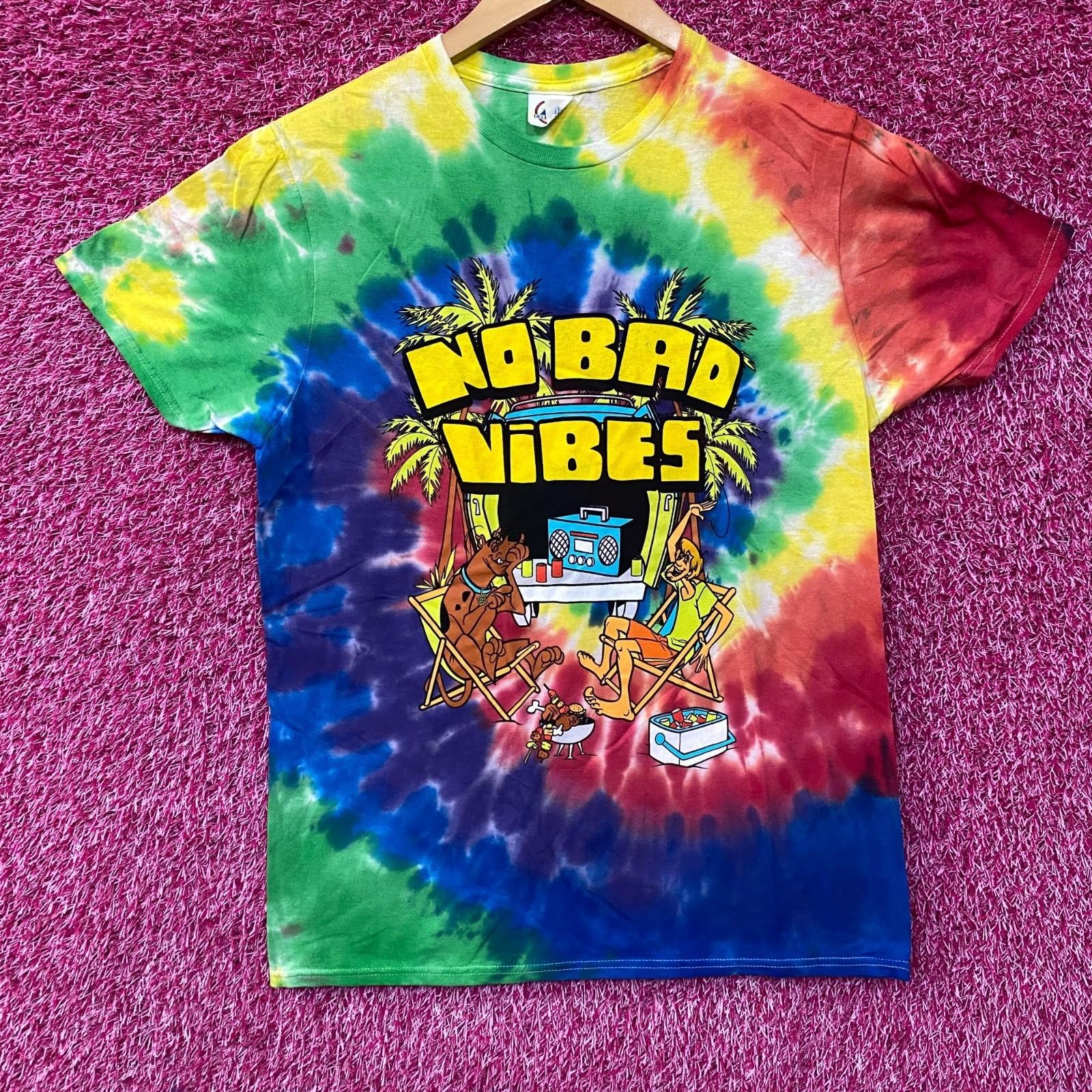 

Футболка с графическим принтом Scooby Doo Tie Dye No Bad Vibes , размер S M