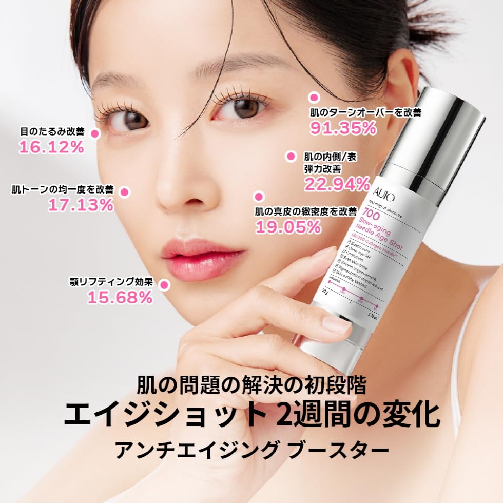 AGE SHOT 700 WIO Slow Aging Needle Age Shot 700 Pore Skin Care Needle Shot Wrinkle Elasticity Formula Korean Cosmetics