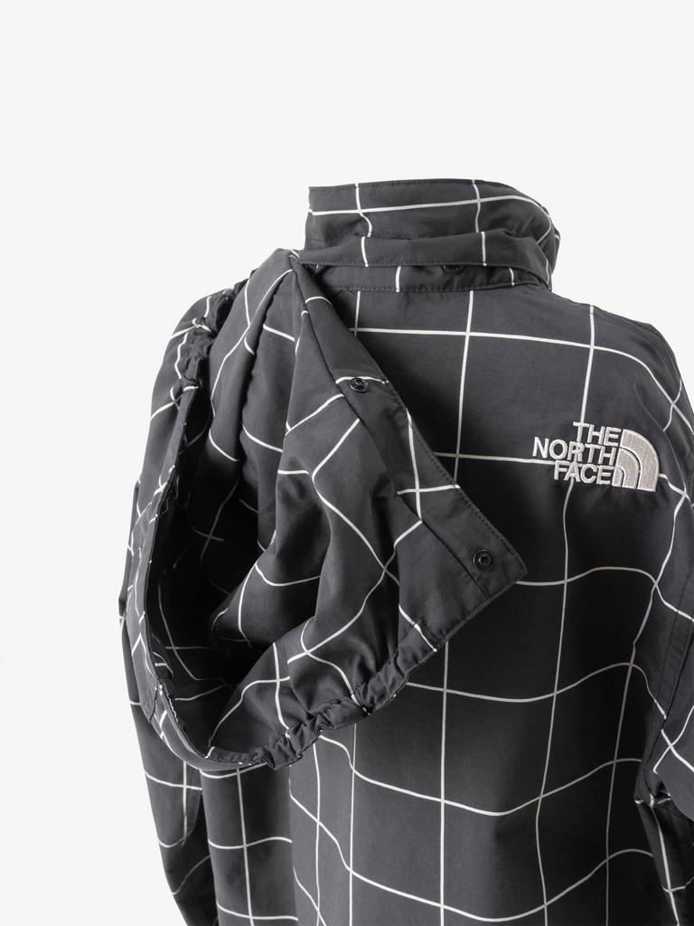 The North Face T Novelty Compact Windowpane Size 120 Jacket, Gray,