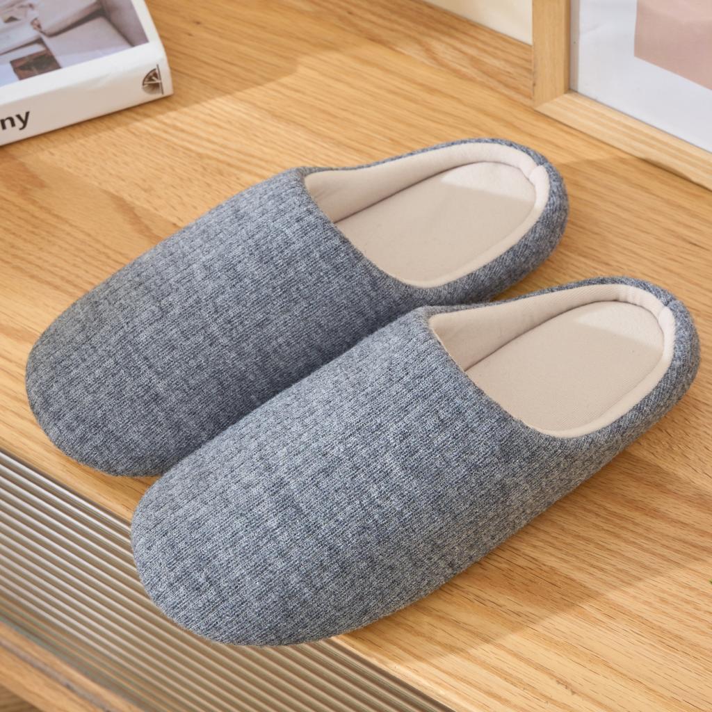 Winter Women Home Slippers Soft Warm Flat Slides Silent Comfortable Non-slip Slippers Indoor Outdoor Men Casual Slippers