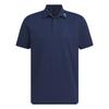 Adidas Twistknit Pocket Polo Shirt Comfortable Stylish Simple Short Sleeve Polo Men tops Navy-Blue JG1319