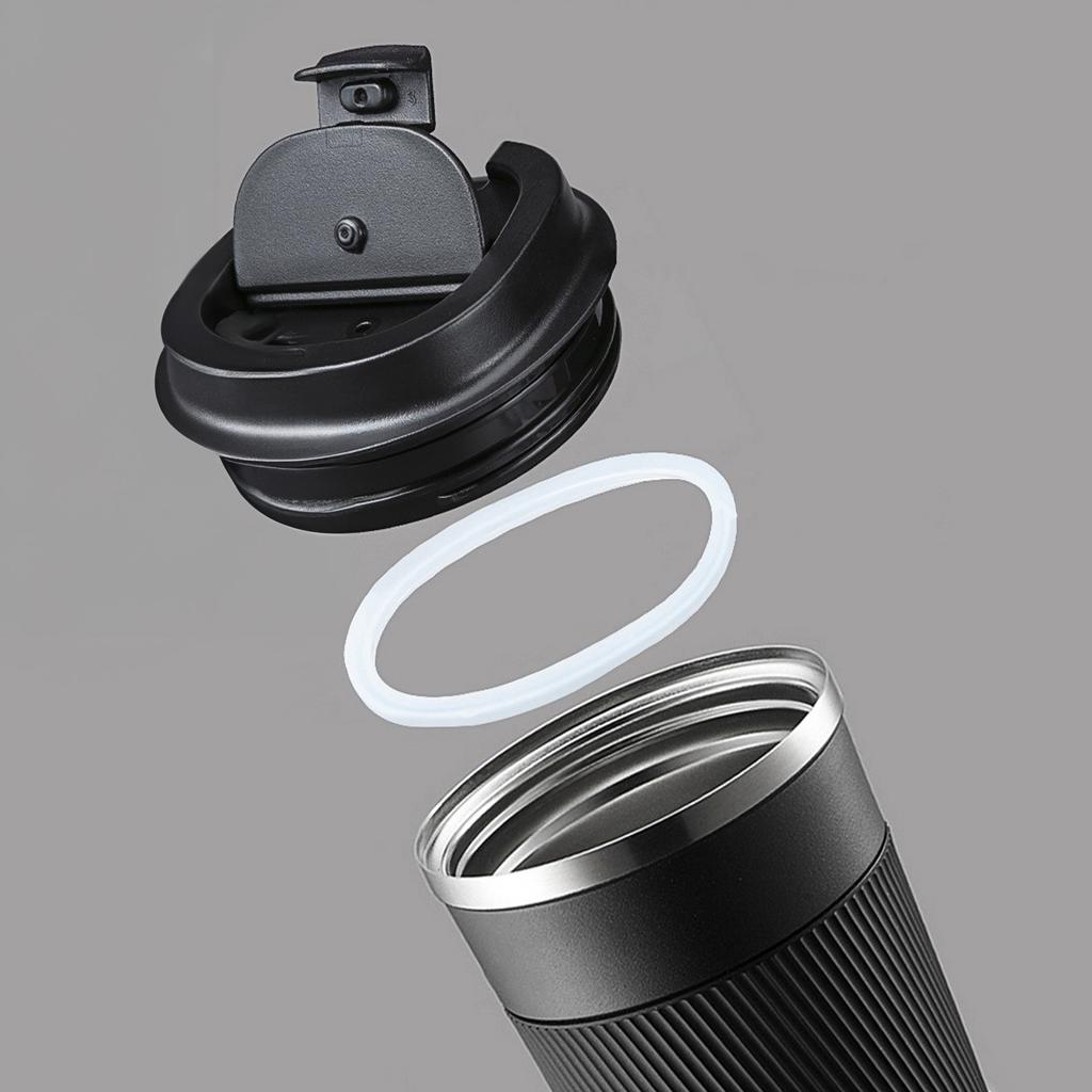 380ml 304 Stainless Steel Coffee Cup Portable Vacuum Insulated Mug Creative Simple Car Water Bottle