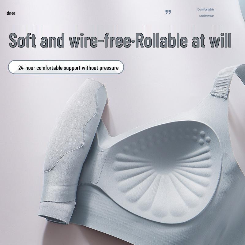 Seamless Women's Maternity Bra - Supportive, Anti-Sagging, Plus Size, One-Piece Fixed Cups