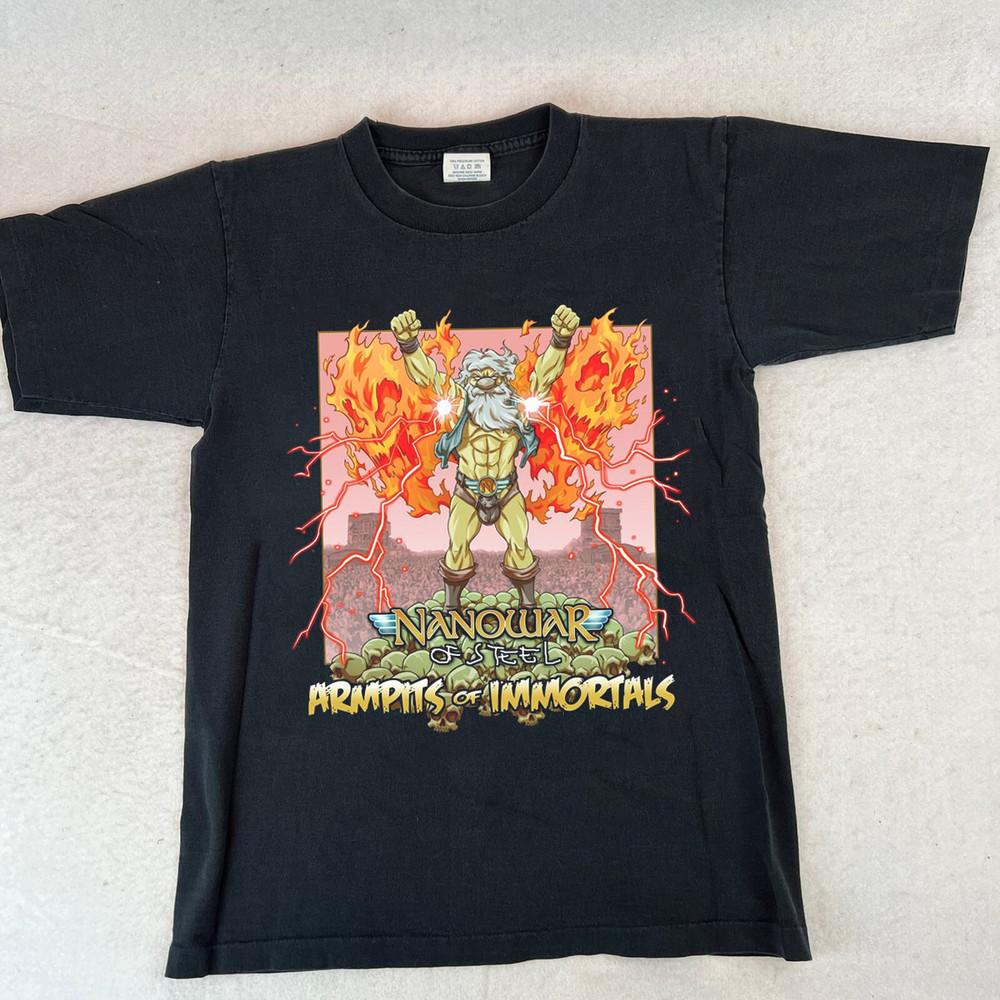 Hot Nanowar of Steel Band Armpits Of Immortal Album Black S to 5XL Shirt AA986 Unisex T-Shirt XXXXL