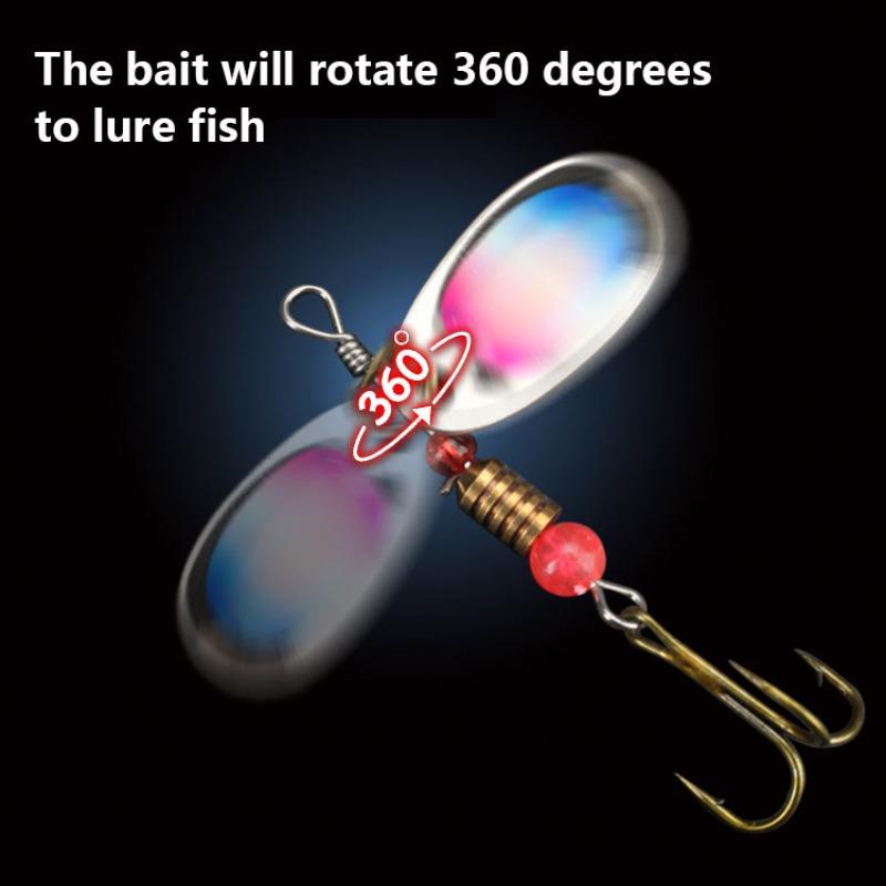 Jig Spinner Bait Kit With Tackle Box 3g Rotating Spinner For Pike Salmon Sea Fishing Wobbler Trolling Hard Surface Topwater Lure