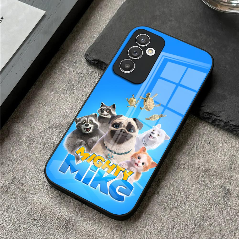 

Mighty Mike Phone Case For S25 Ultra Samsung S26 S23 S24 Plus S22 S20 S21 Fe A54 A34 A53 A16 Glass Cover Samsung a16