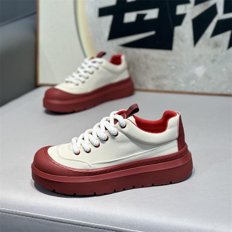 Spring new low-top cloth comfortable casual soft-soled lace-up shoes xs
