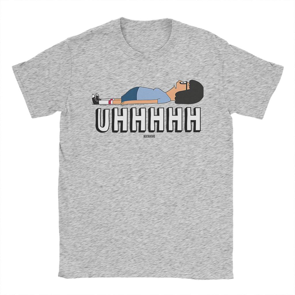 Bobs Burgers Uhhh Tina Lying On Floor Accessories Unisex T Shirts Pure Cotton Tee Printed  T-shirt Clothes