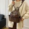 Schoolbag1011 New College Style Commuter Backpack Casual Fashion Retro Women's Backpack Personality Trend Small School Bag