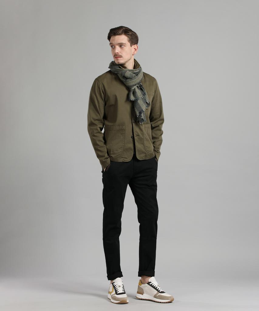 Panicale Khaki Cotton Work Jacket