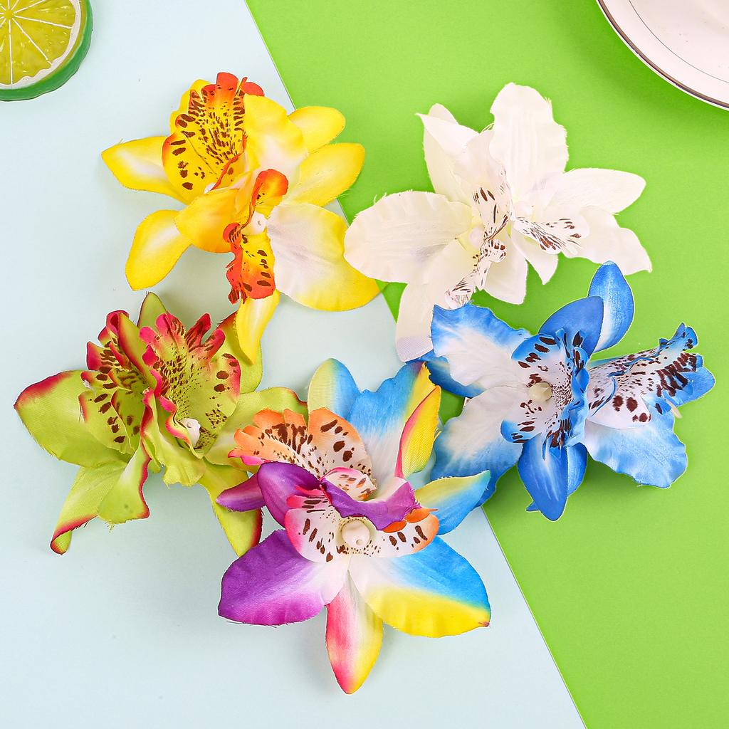 Modische simulierte Blume Haarspangen Haarnadeln für Frauen Orchidee floral Haarspangen Clips für Mädchen Damen Koreanische Haaraccessoires