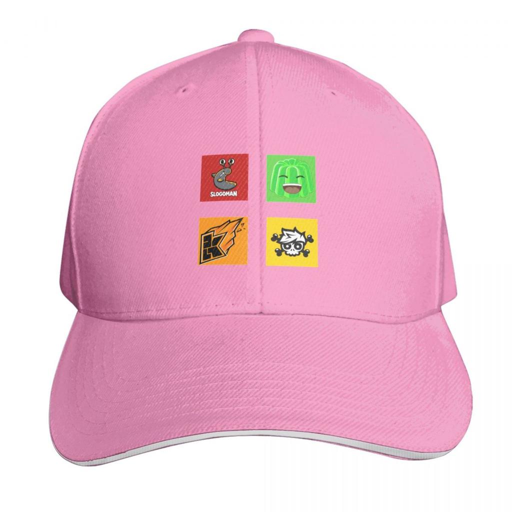 Slogo Jelly Crainer and Kwebbelkop Baseball Cap Black Cosplay Rave Winter Hat Women Hats Unisexs