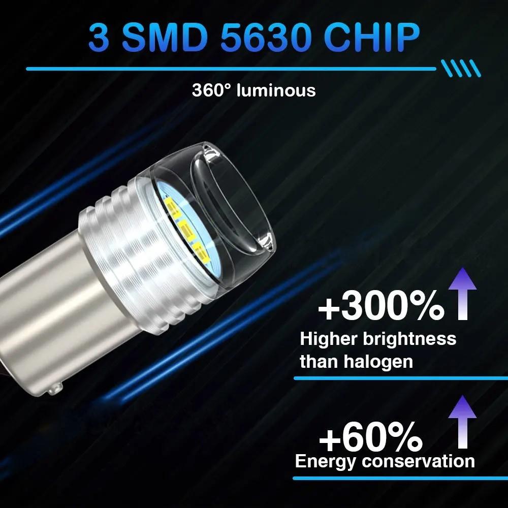 

2x 1156 Стробоскоп 1157 Вспышка Светодиод BA15S BAY15D P21/5W P21W R5W R10W Лампа Автомобильный свет S25 5630 Задний стоп-сигнал Сигнал заднего хода 1156 ba15s P21W синий