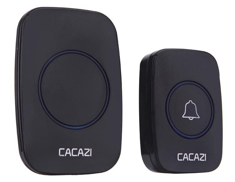 A10 Wireless Doorbell with Three Receivers & One Transmitter - Long-Range, No Wires, Ideal for Elderly.