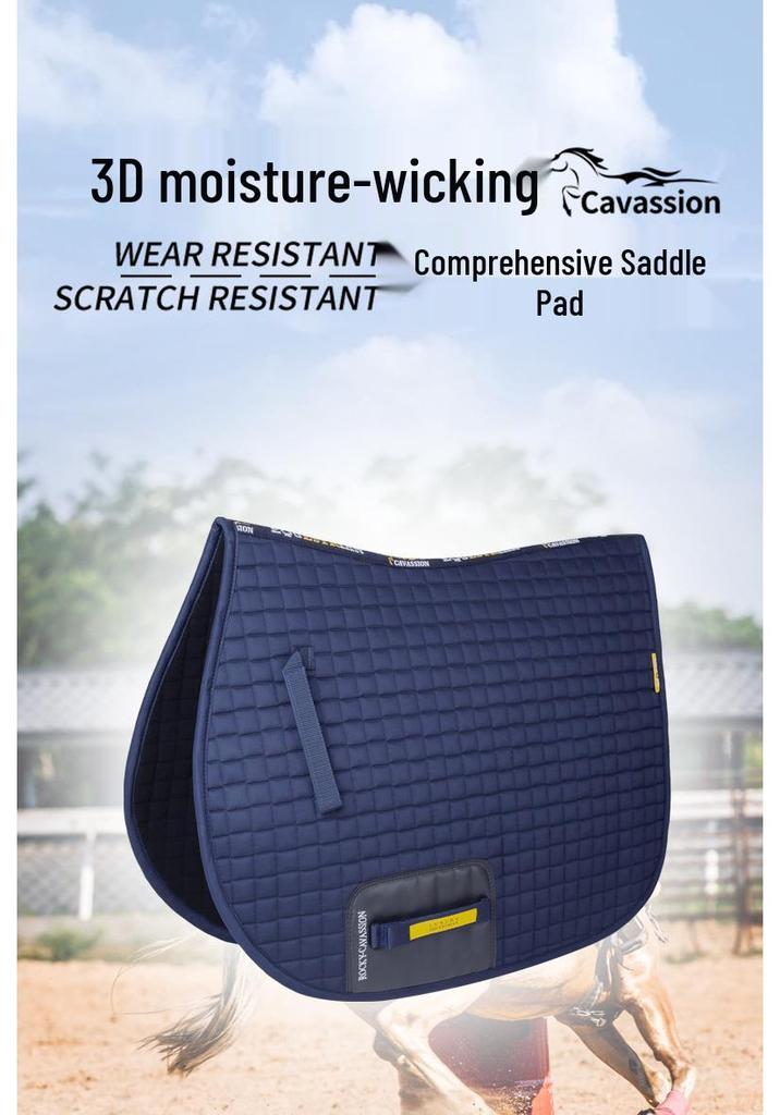 Cavassion Shock Absorbing Saddle Pad and Liner for Equestrian Use