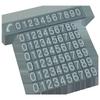 Colorful Car Phone Number Plate: Temporary Parking Solution & Interior Accessory