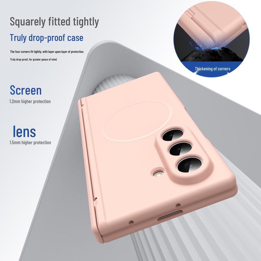 Samsung Z Fold7 Magnetic Wireless Charging Case with Hinge Protection