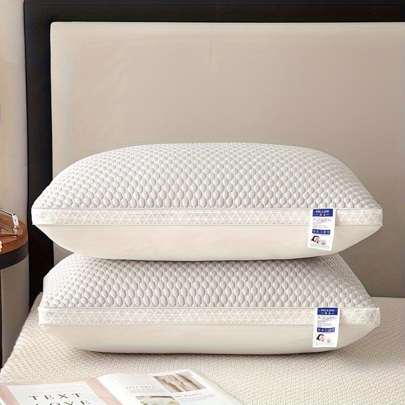 

Подушка из 2-х частей Cool Ice Silk Pellet поддерживает шею и позвоночник для расслабляющего сна, подушка для массажа сна, влаговпитывающая подушка для постельного белья 2 Pack серый