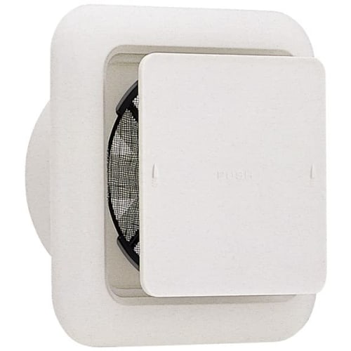 Unix KRP100BWNF Square Resin Indoor Register with Soundproofing Sheet and Saran Net Filter