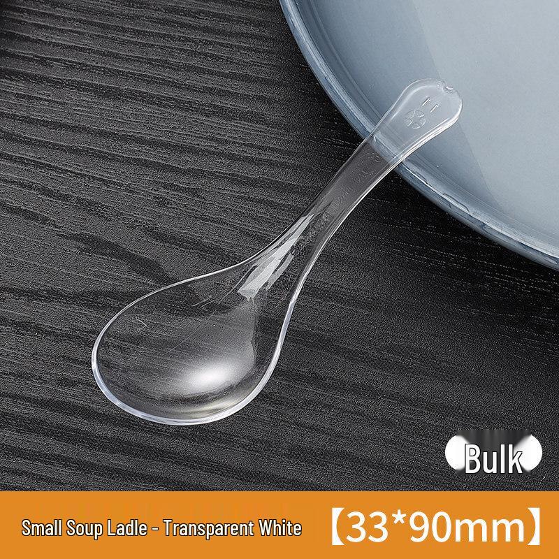 Одноразовые маленькие пластиковые ложки ZISIZ