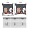 Bubu Dudu Watching The Moon Square Pillow Cases  Cushion Cover Awesome Zipper Decorative Pillowcase for Bed 4040cm