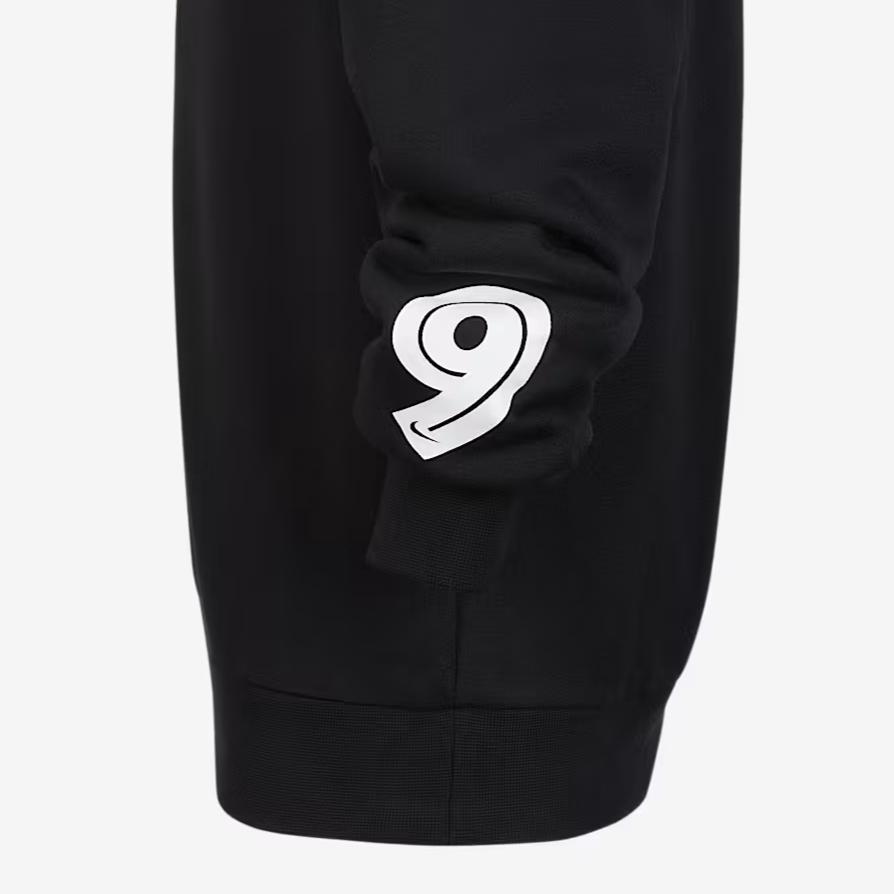 Nike Fleece Long Sleeve Printed Crew Sweatshirt Kids Tops IO0095010