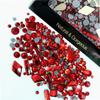 Assorted Pack of Flat Bottom Nail Art Rhinestones Create Unique and Stylish Nail Designs