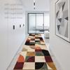 Nordic Geometric Style Long Runner Rug Decoration Home Easy Clean Stair Corridor Carpet Living Room Anti Slip Porch Hallway Mat