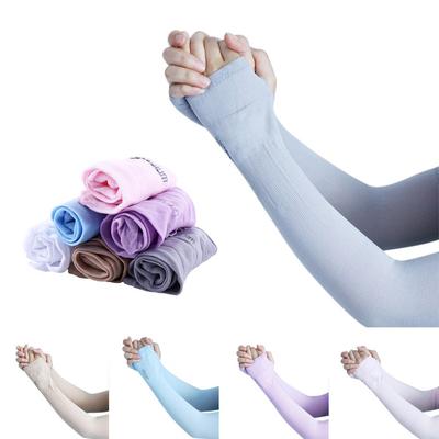 Sun Protection Sleeves Long Sun UV Protection Hand Cover Sun Protection Gloves Women Sunscreen Sleeves Half Finger Sleeves
