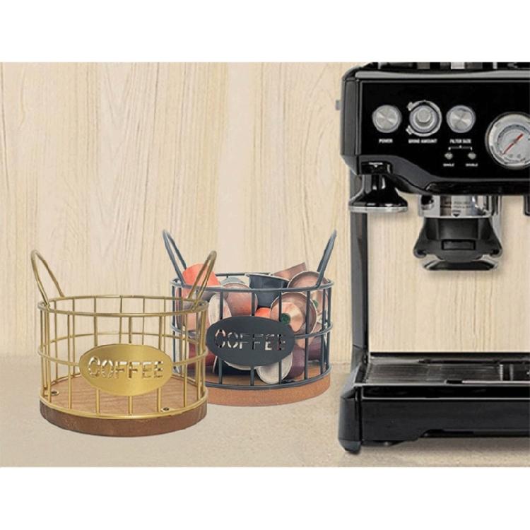 Coffee Pods Organizer Large Capacity Storage Basket Coffee Pods Holder Organizer
