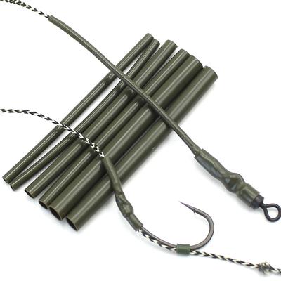 30PCS Carp Fishing Accessories Anti Tangle Sleeves Line Aligner Tube for Carp Fishing Rig Hair Ronnie Rig Terminal Tackle