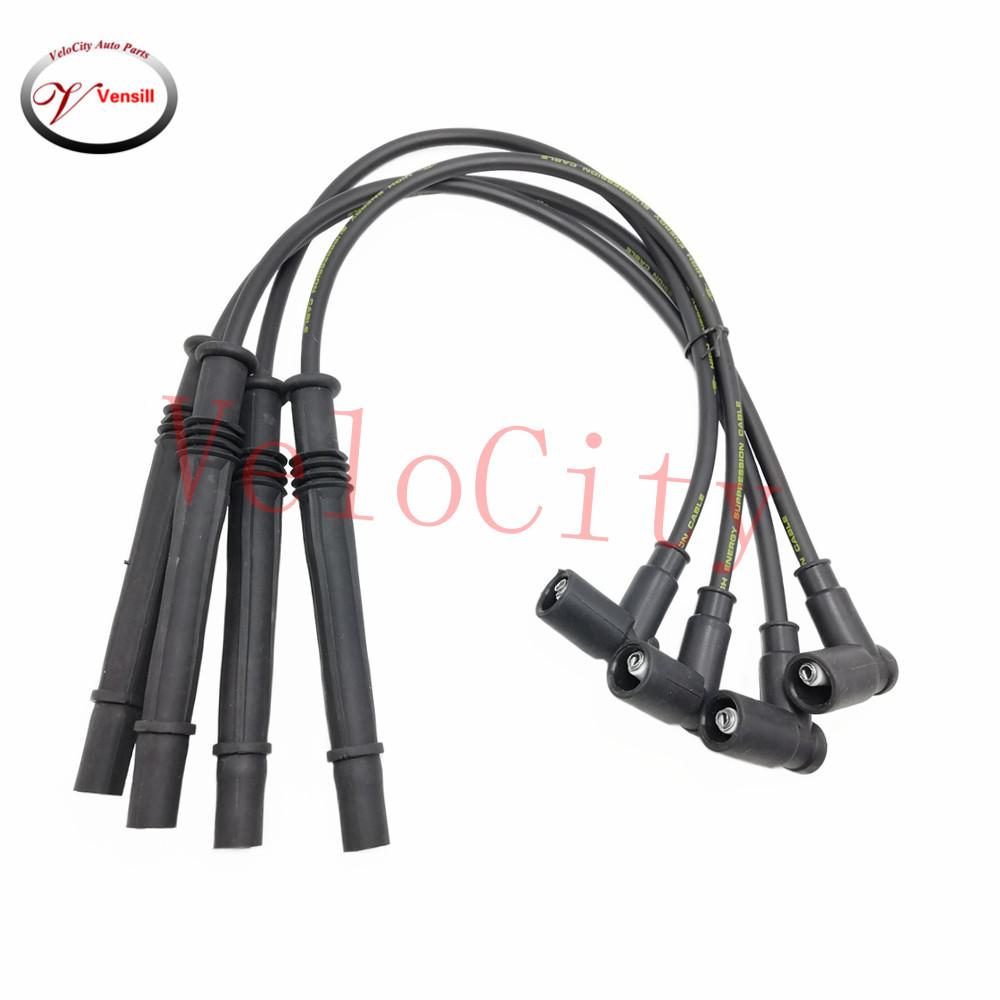 Spark Plug Wire Set Fits For Renault Clio Kangoo Twingo II Dacia Logan 1.2L Part No# 8200713680 224404659R 2448800QAA
