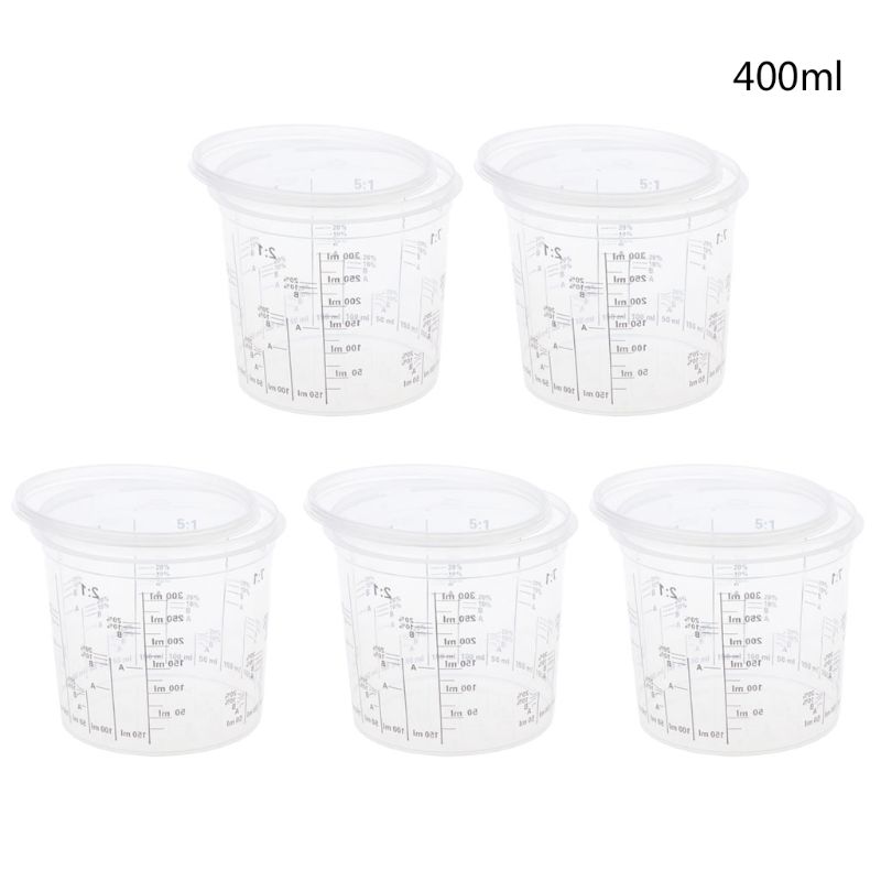 For Liquids Paint Calibrated Graduated Paint Mixing Cups Painting Measuring Cup 1