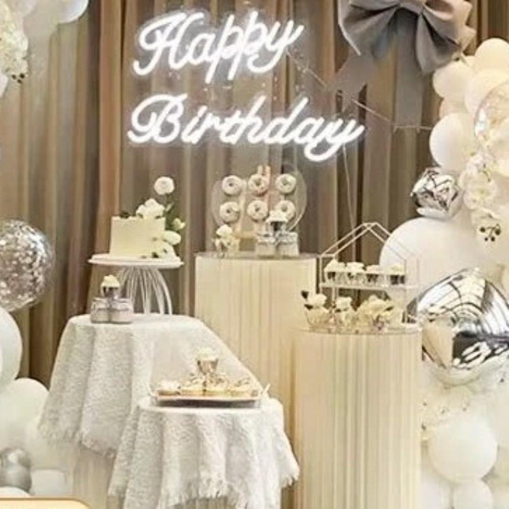 White Cylinder Display Stand Paper Table Columns Ins Style Roman Pillar Dessert Rack  Wedding Party