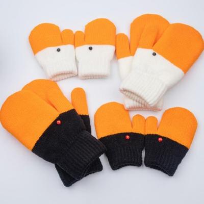 Thickened Winter Mittens All Hand Protection Knit Gloves Geese Design Gloves Handwear All Age Outdoor Activity Essential
