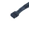 4-Pin PWM Temperature Control Cooling Fan Splitter Cable for Motherboard