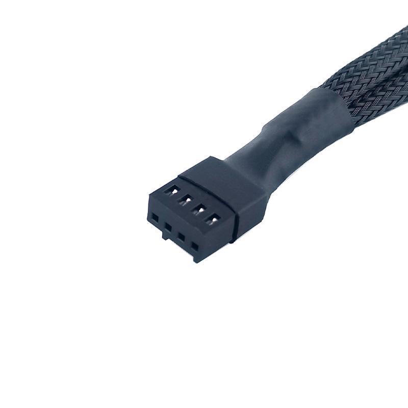 4-Pin PWM Temperature Control Cooling Fan Splitter Cable for Motherboard